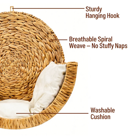 Twinklet-Handwoven cat bed
